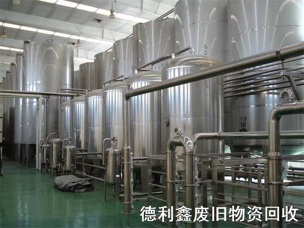 飲料設備回收，飲料廠整廠回收，免費拆除回收